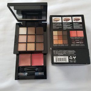 NIB NYX Nude on Nude Natural Look Kit S109N Diaphane 9 Eye shadow & 2 Li…